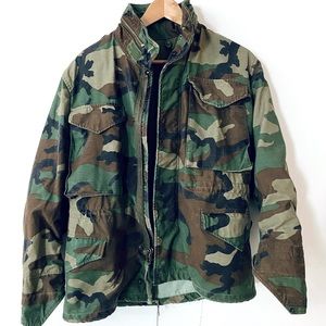 Camouflage Camo US Military-Issues Heavy Combat Cargo Coat Size X-Small …